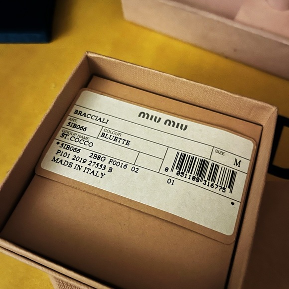 Miu Miu Bluette bracelet - Picture 5 of 5